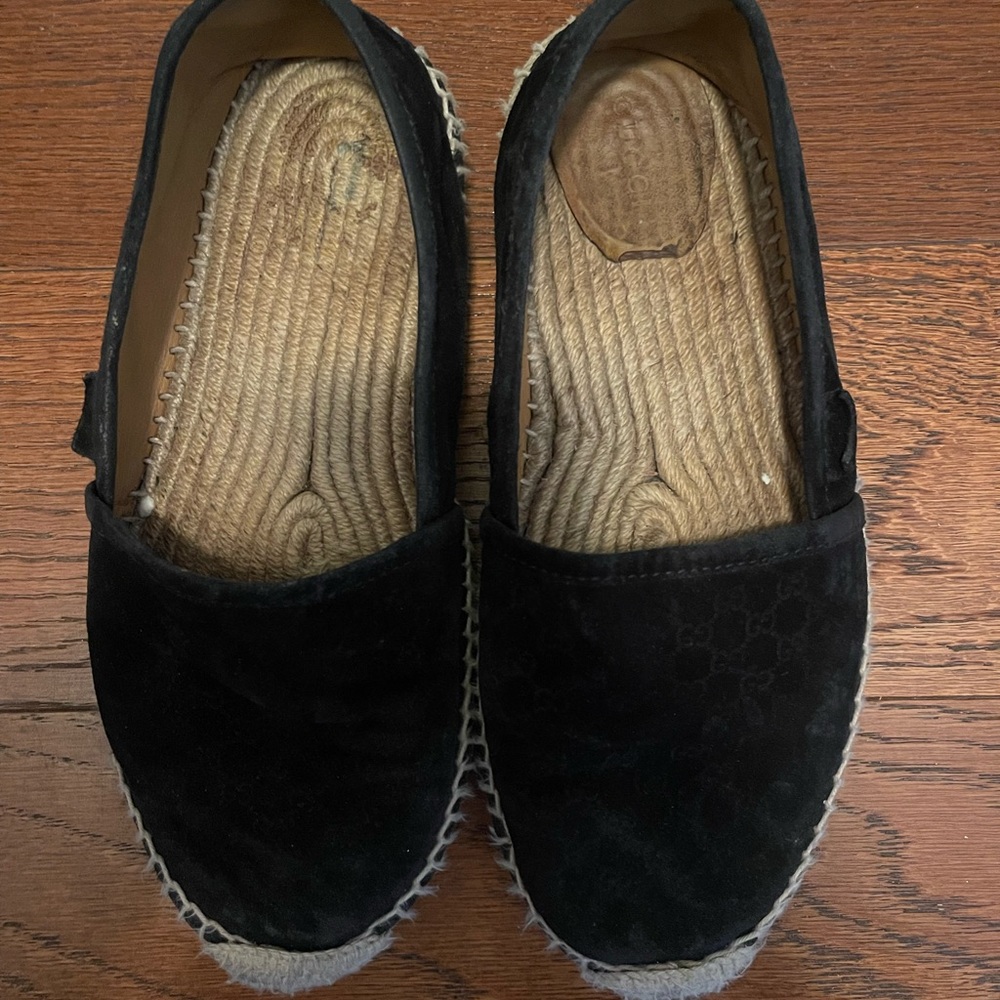 Gucci Monogram espadrille sz 8